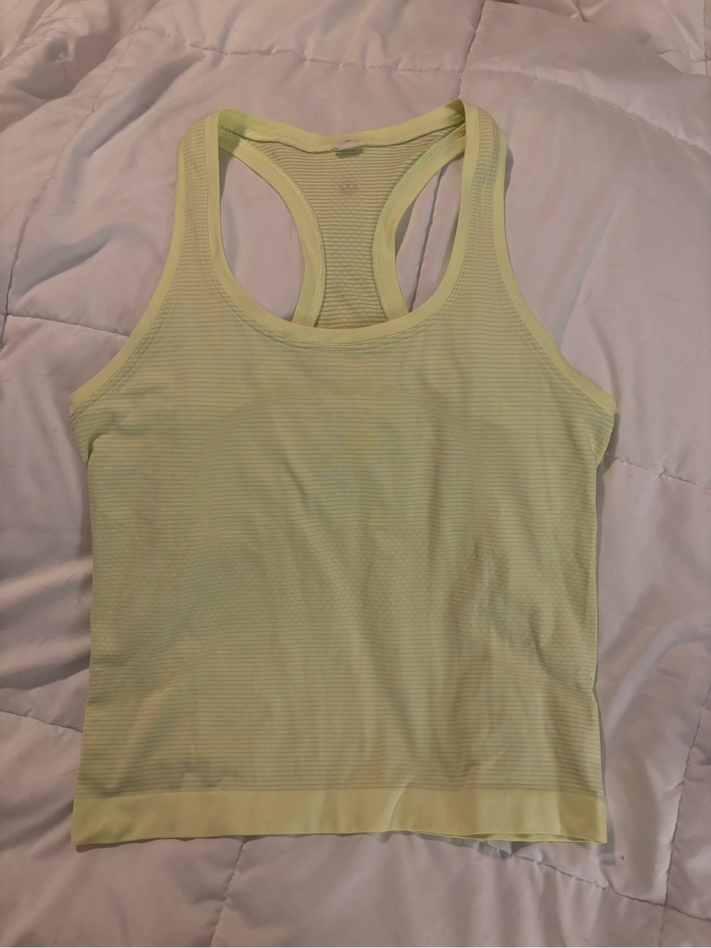 Lululemon Swiftly Tech Racerback Tank Top. Bright yellow. Size 4